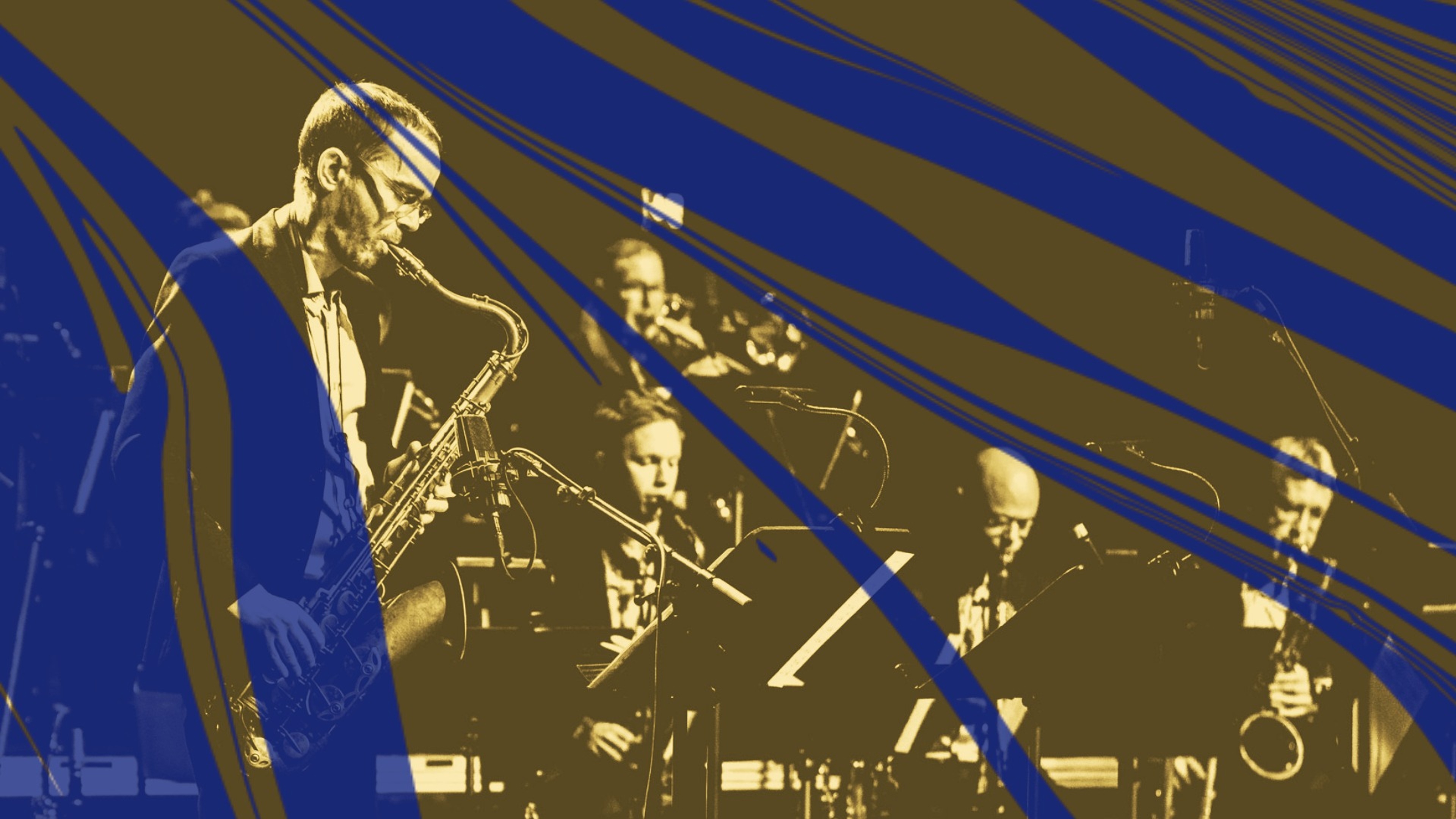 Trombonsektionen i storbandet.